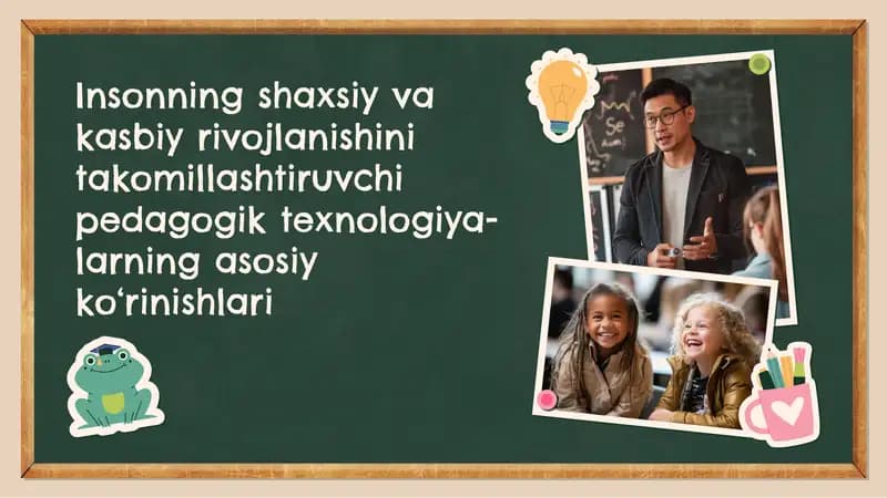 Ta’limda pedagogik texnologiyalar