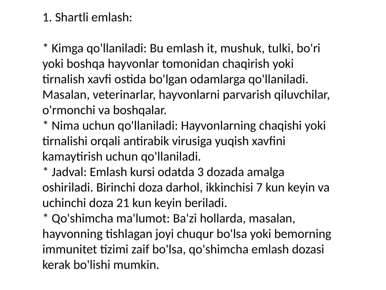 Shartli emlash