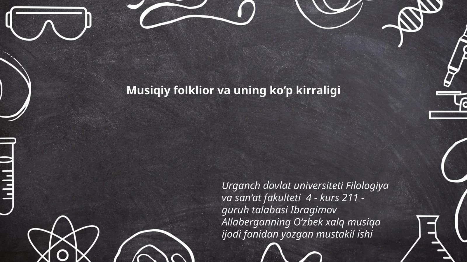Musiqiy folklior va uning ko‘p kirraligi
