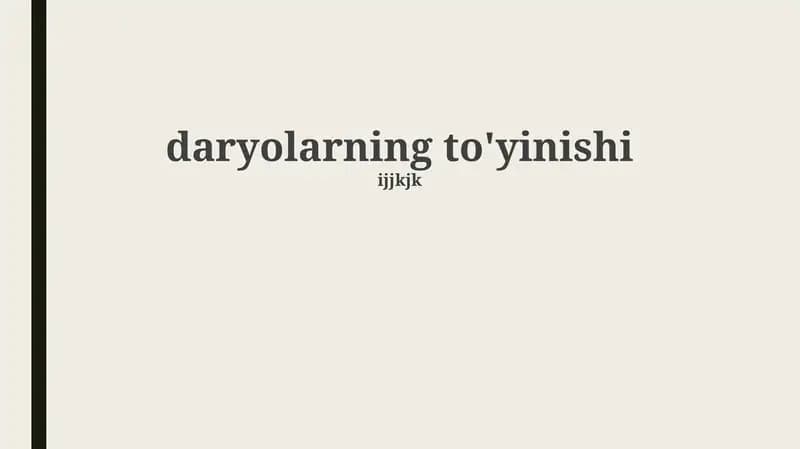 To'yinganlikning ifloslanishga ta'siri