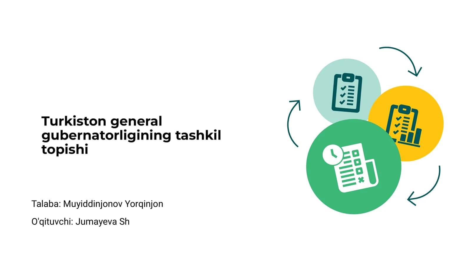 Turkiston general gubernatorligi tashkil topishi