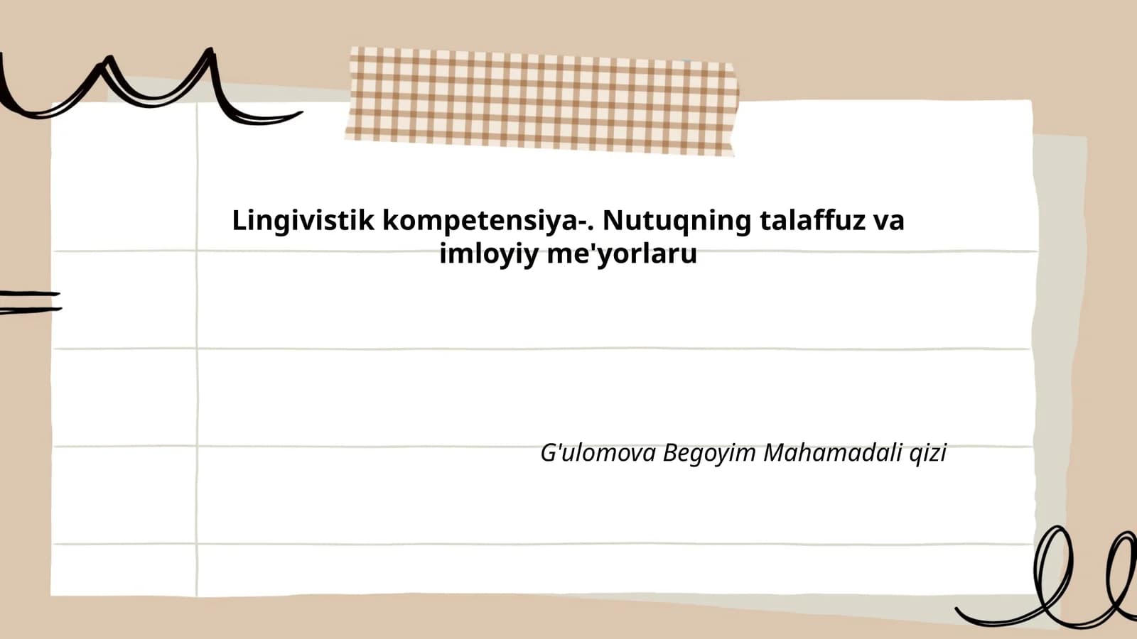 Lingvistik kompetensiya