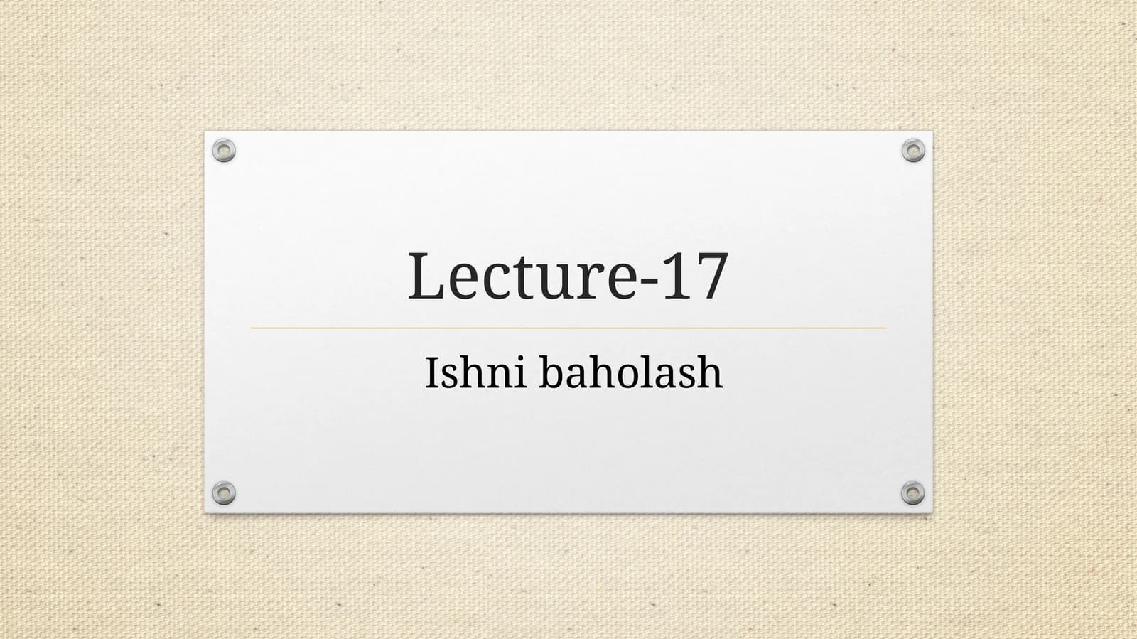 Ishnibaholash
