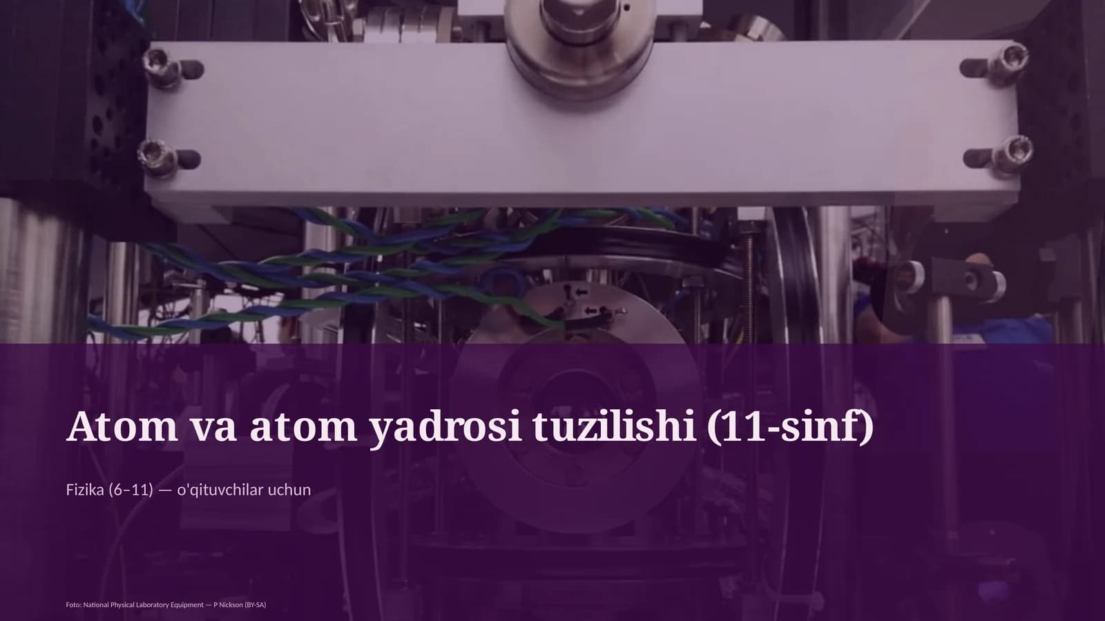Atom va atom yadrosi tuzilishi (11-sinf)