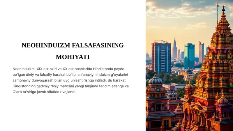 Neohinduizm Falsafasi