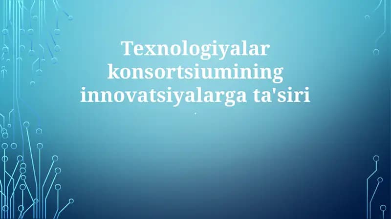 Texnologiyalar konsortsiumi