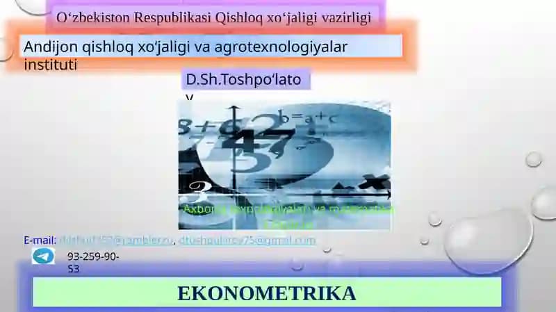 EKONOMETRIKA