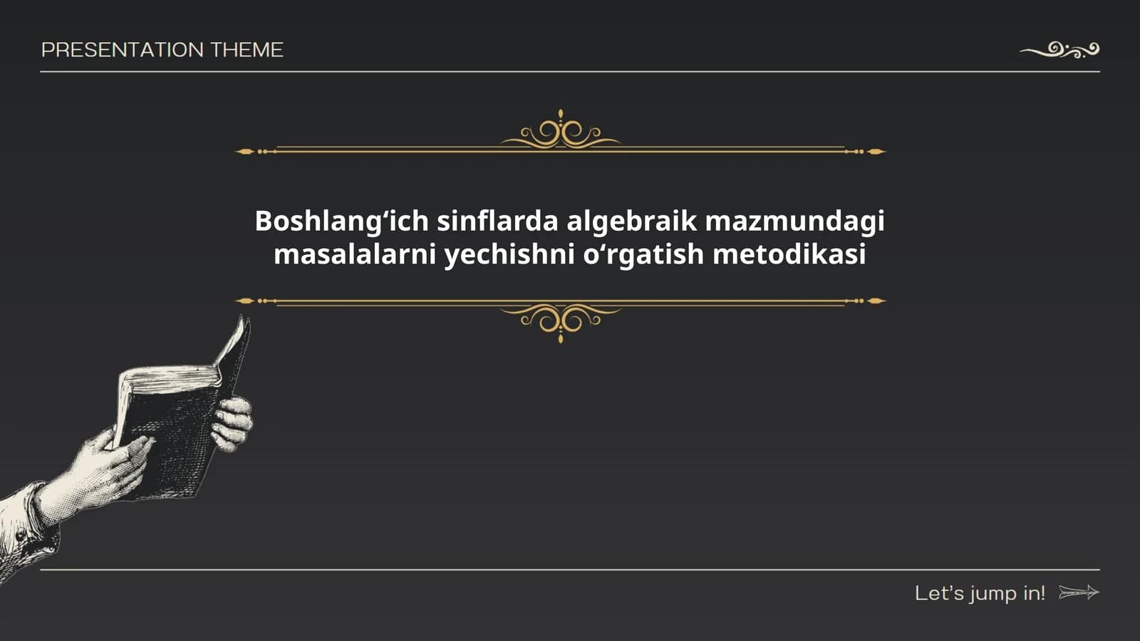 Algebraik ifodalar bilan tanishish