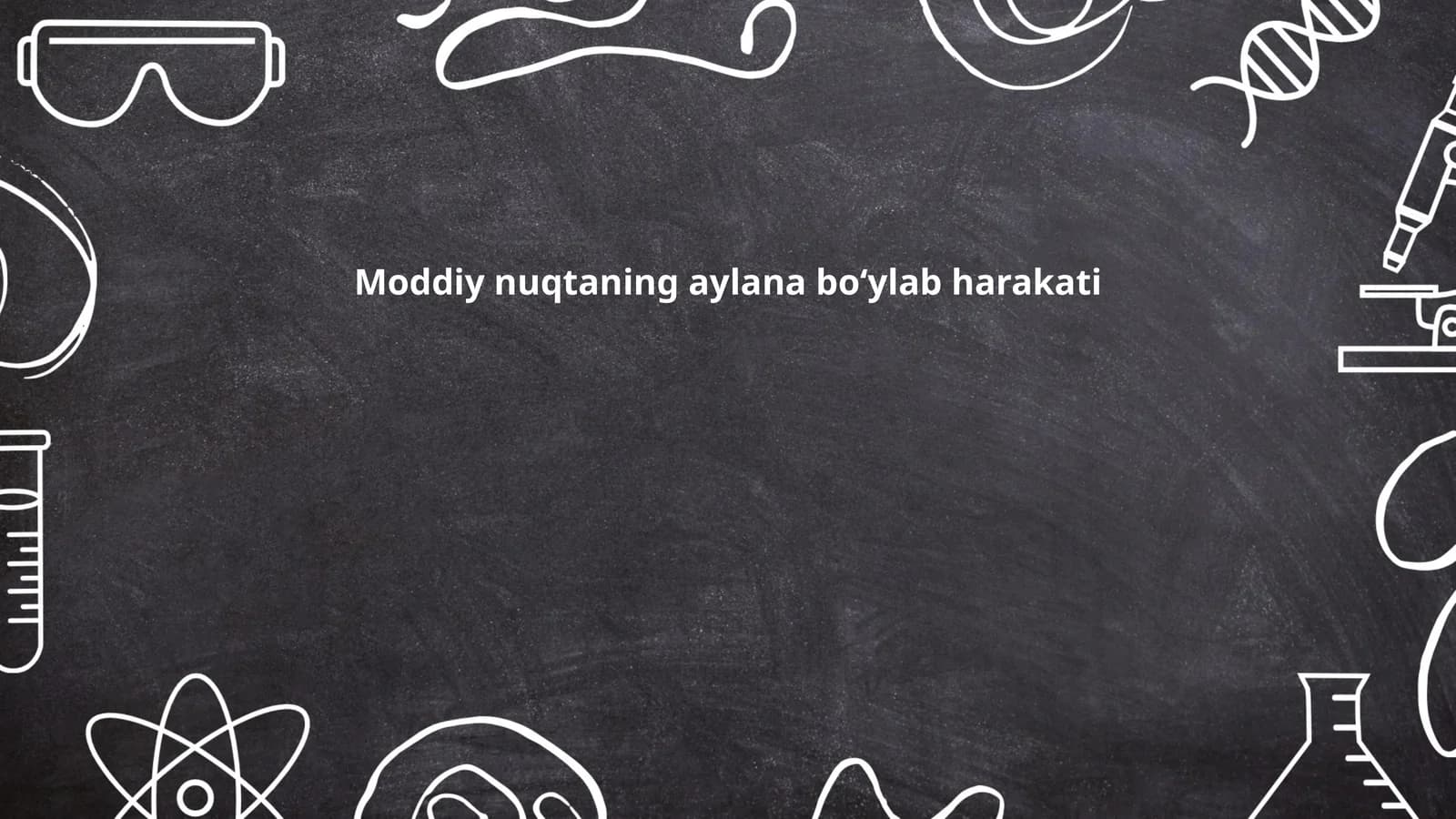 Moddiy nuqtaning dinamikasi