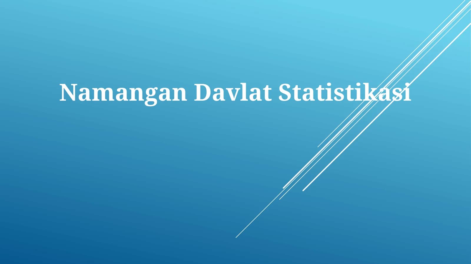 Namangan Davlat Statistikasi