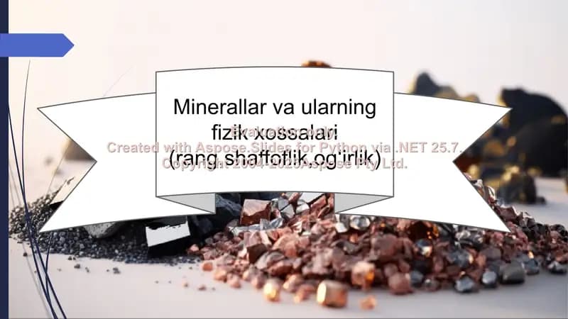 Mineral