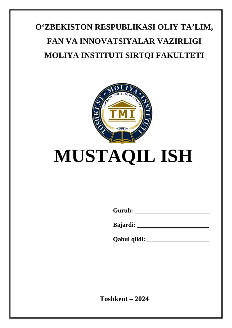 Moliyaviy natijalar va rentabellik
