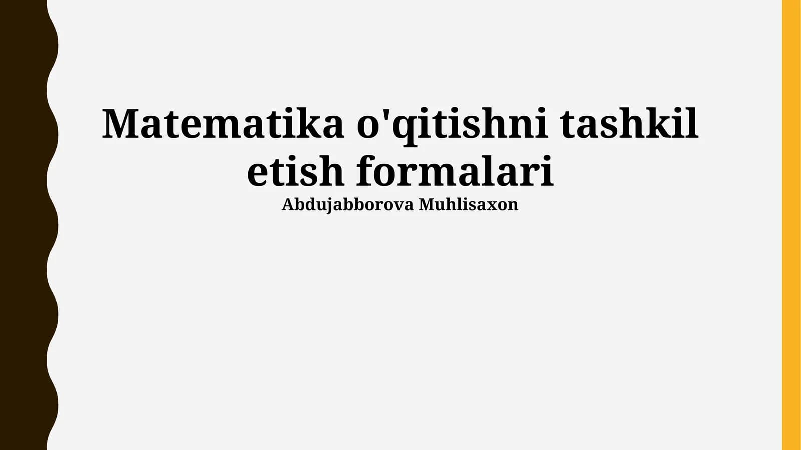 Integratsiyalashgan ta'lim