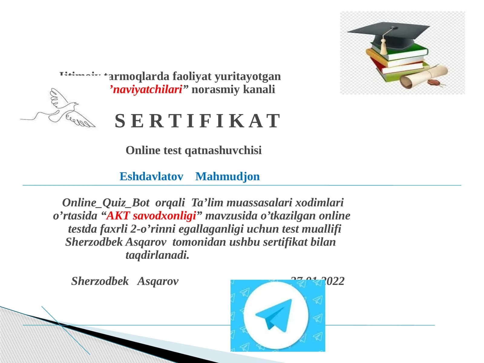 Online test