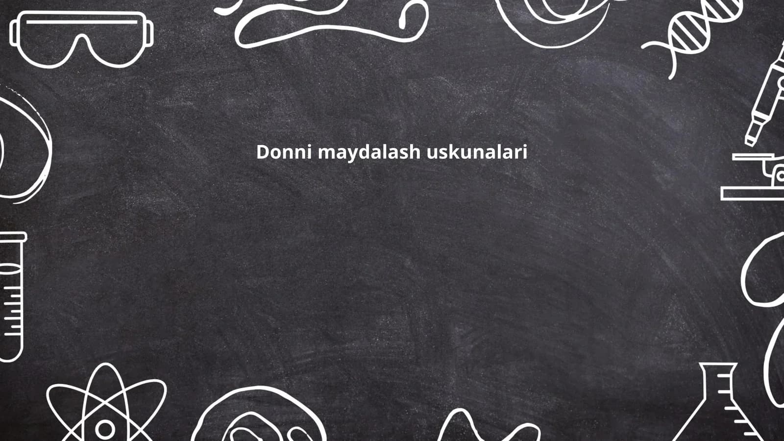 Donni maydalash uskunalari
