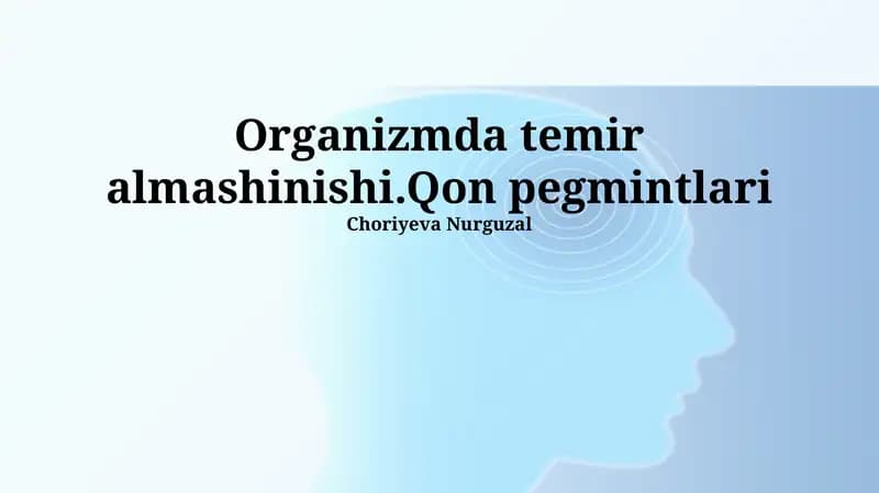 Temir yetishmovchiligi anemiyasi