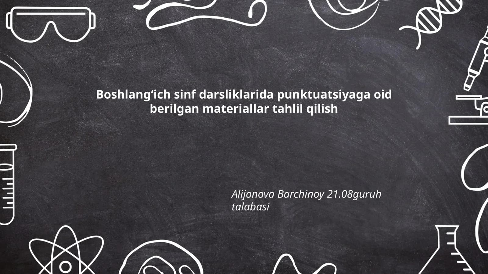 Punktuatsiyaga oid berilgan materiallar tahlili