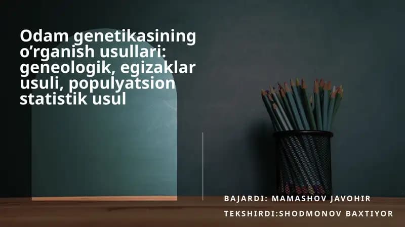 Odamgenetikasi