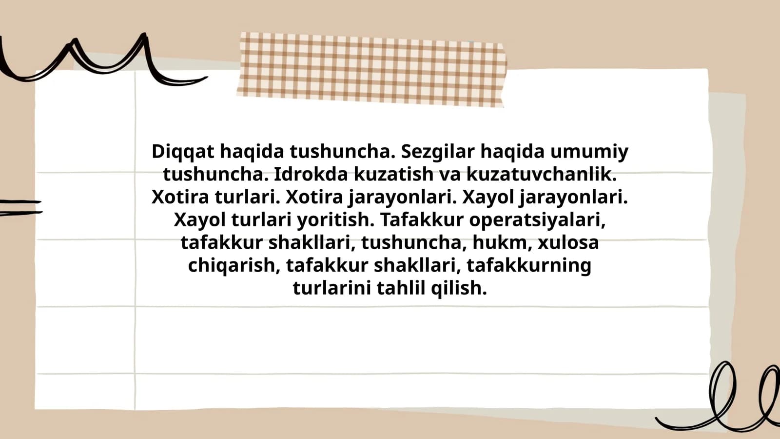 Tafakkur shakllari va turlari