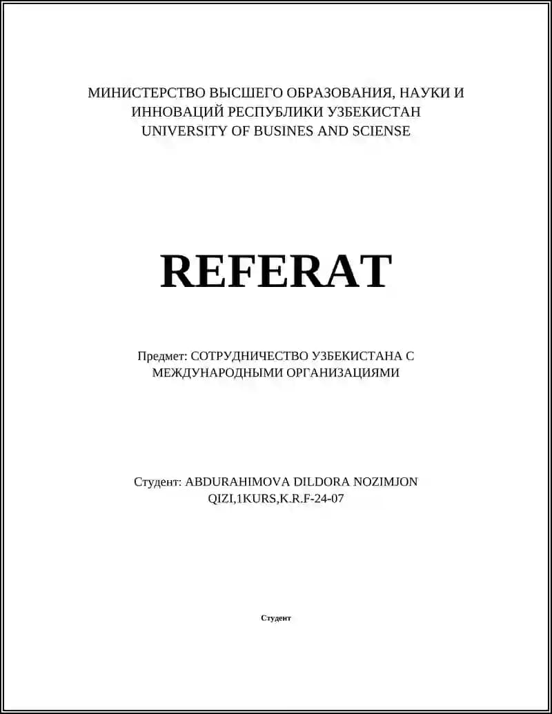 Участие Узбекистана в ООН