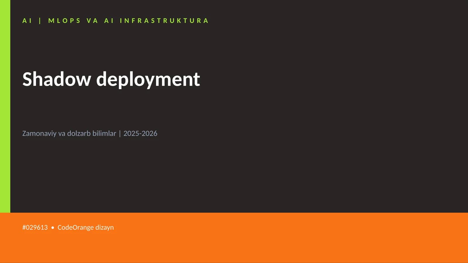 MLOPS VA AI INFRASTRUKTURA