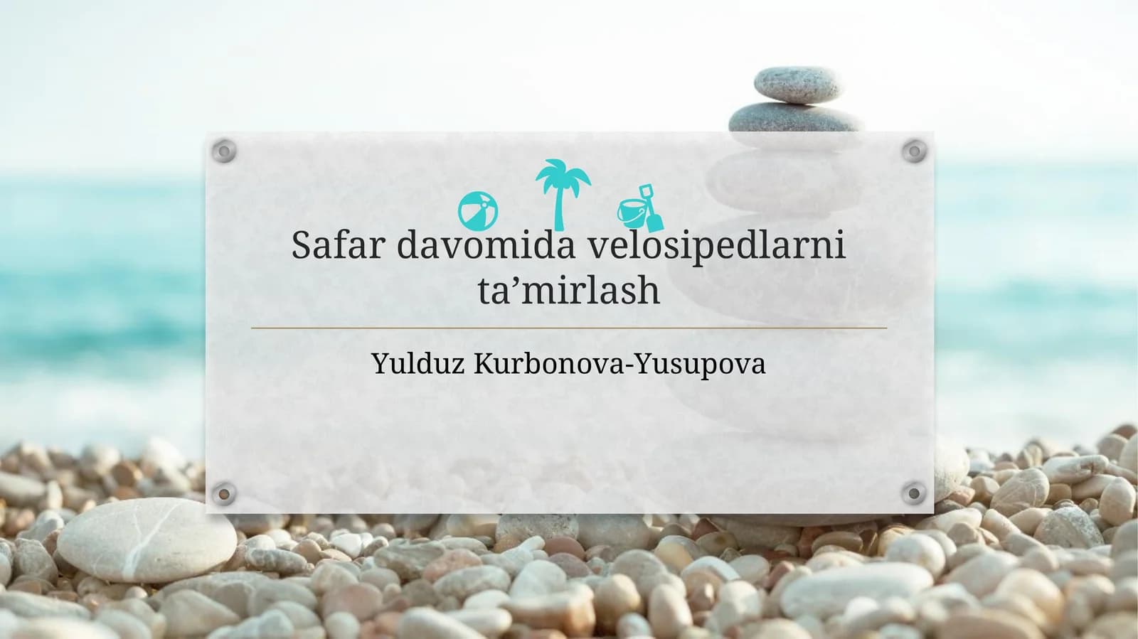 Safar davomida velosipedlarni ta’mirlash