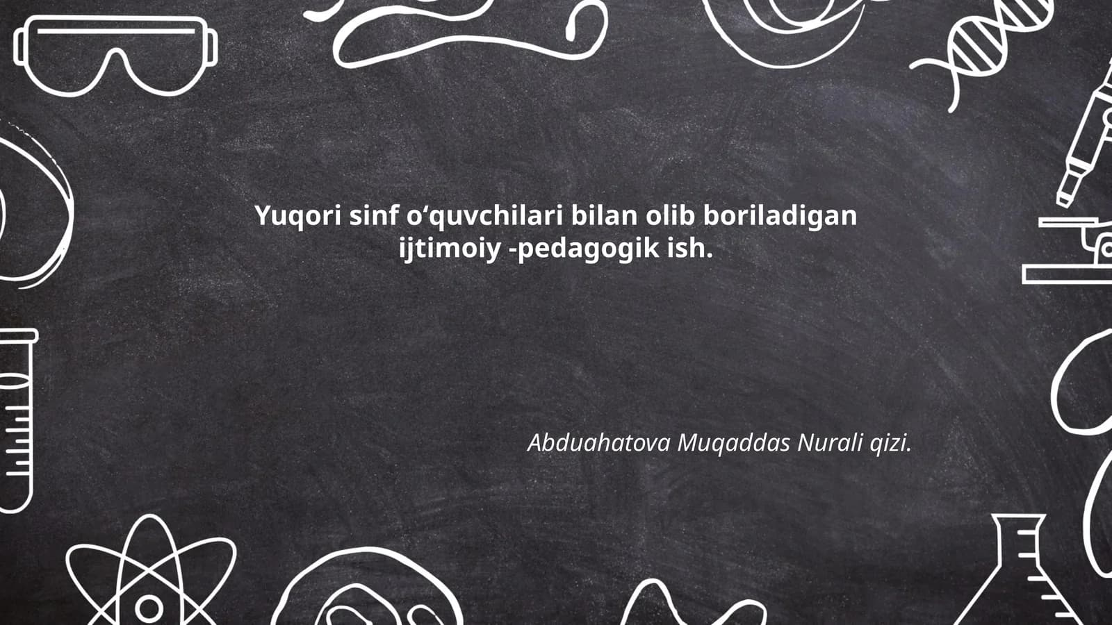 Ijtimoiy muhit va o'quv jarayoni