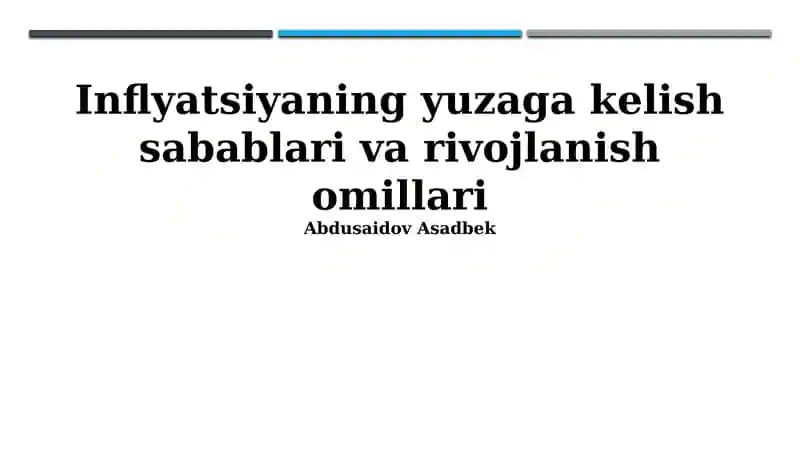 Inflyatsiya: Ta'rifi va O'lchov Usullari
