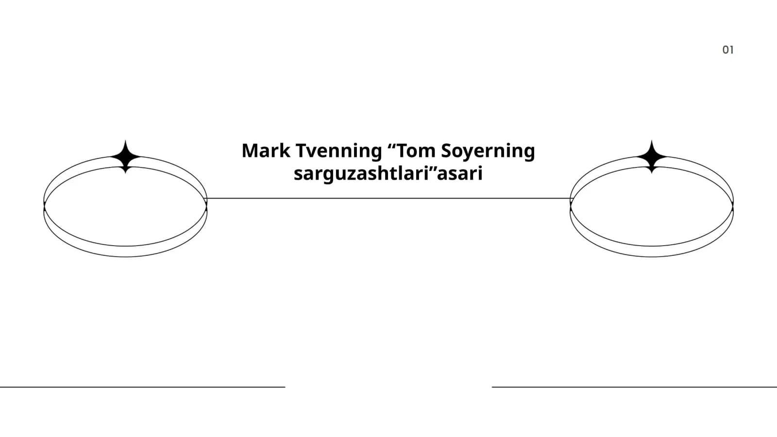 Mark Tvenning “Tom Soyerning sarguzashtlari”asari