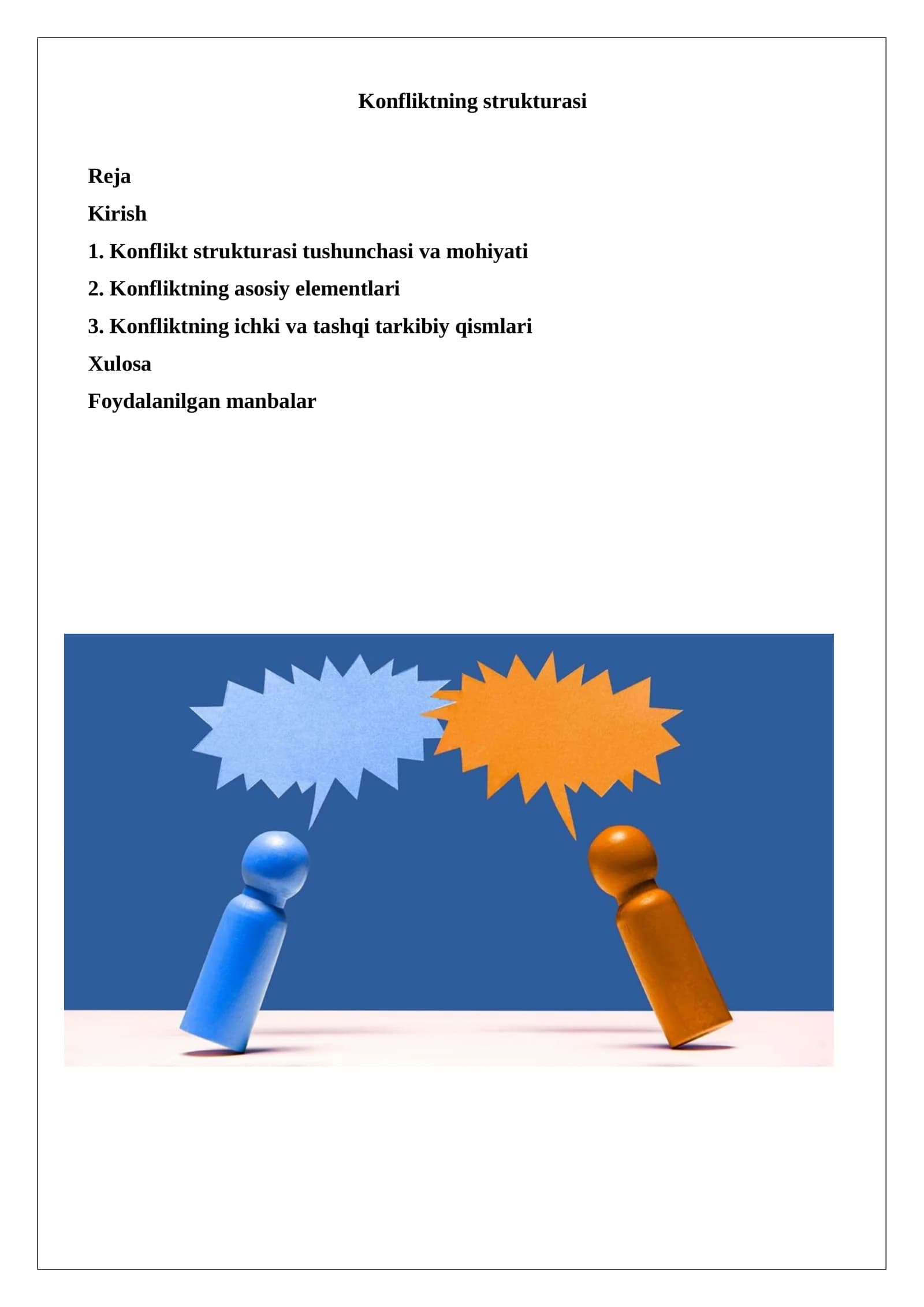 Konfliktning Strukturasi