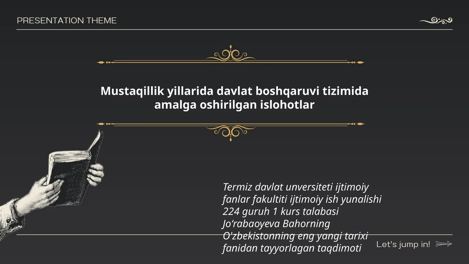 O'zbekistonning eng yangi tarixi