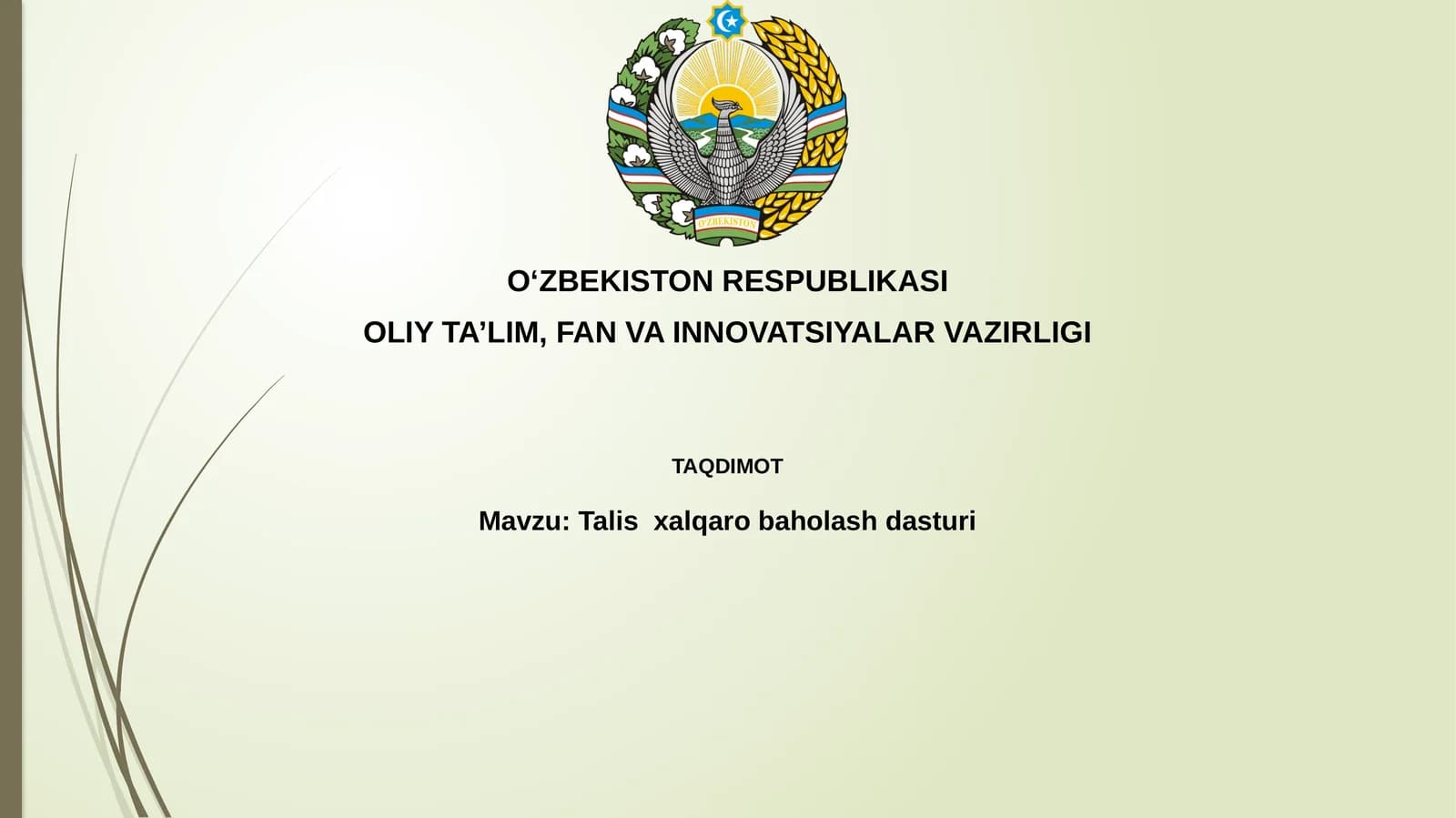 Talis xalqaro baholash dasturi
