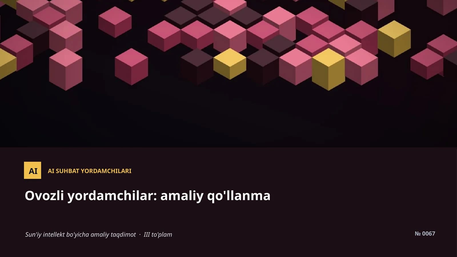 AI SUHBAT YORDAMCHILARI