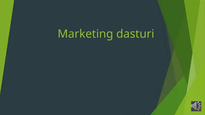 Marketing dasturi