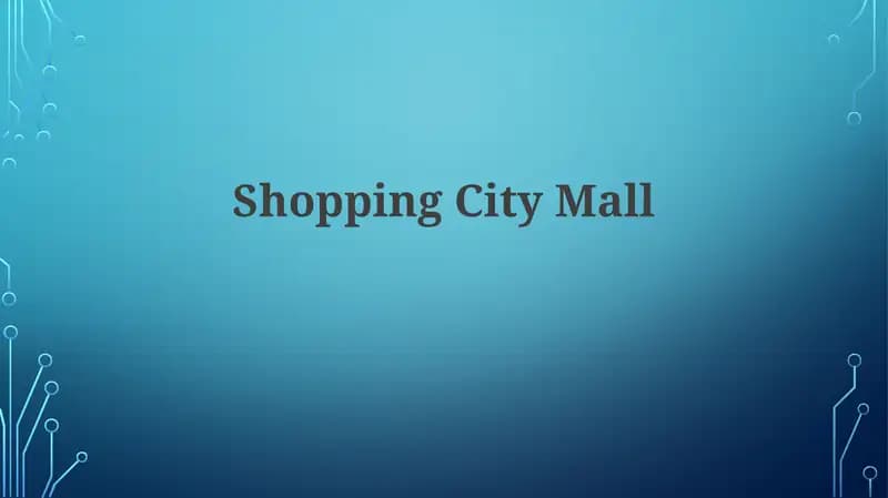 Shopping City Mall