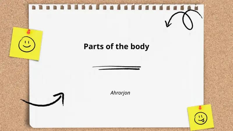 Parts of the body