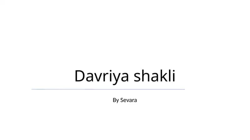 Davriya shakli