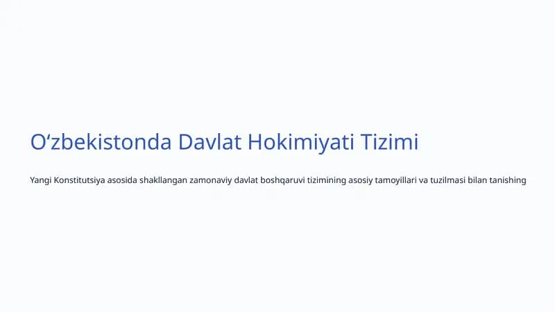Yangi Konstitutsiya