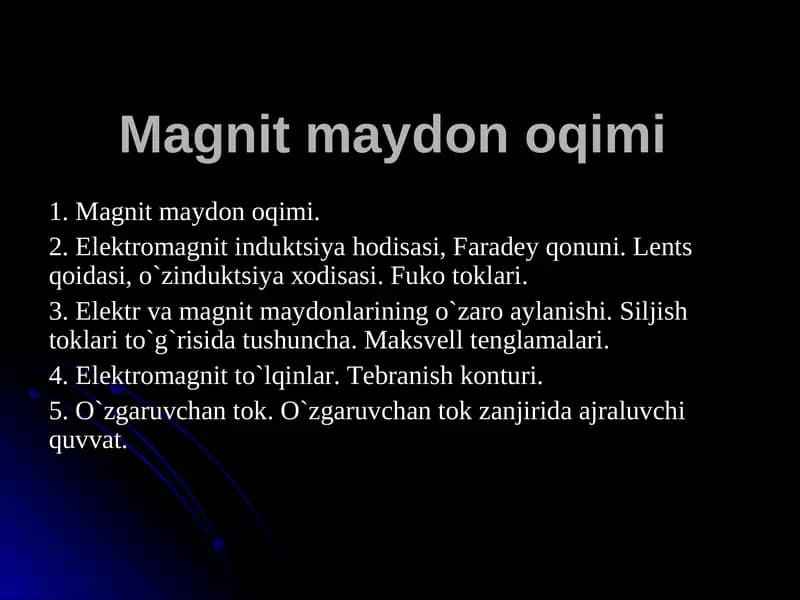 Magnit maydоnоqimi