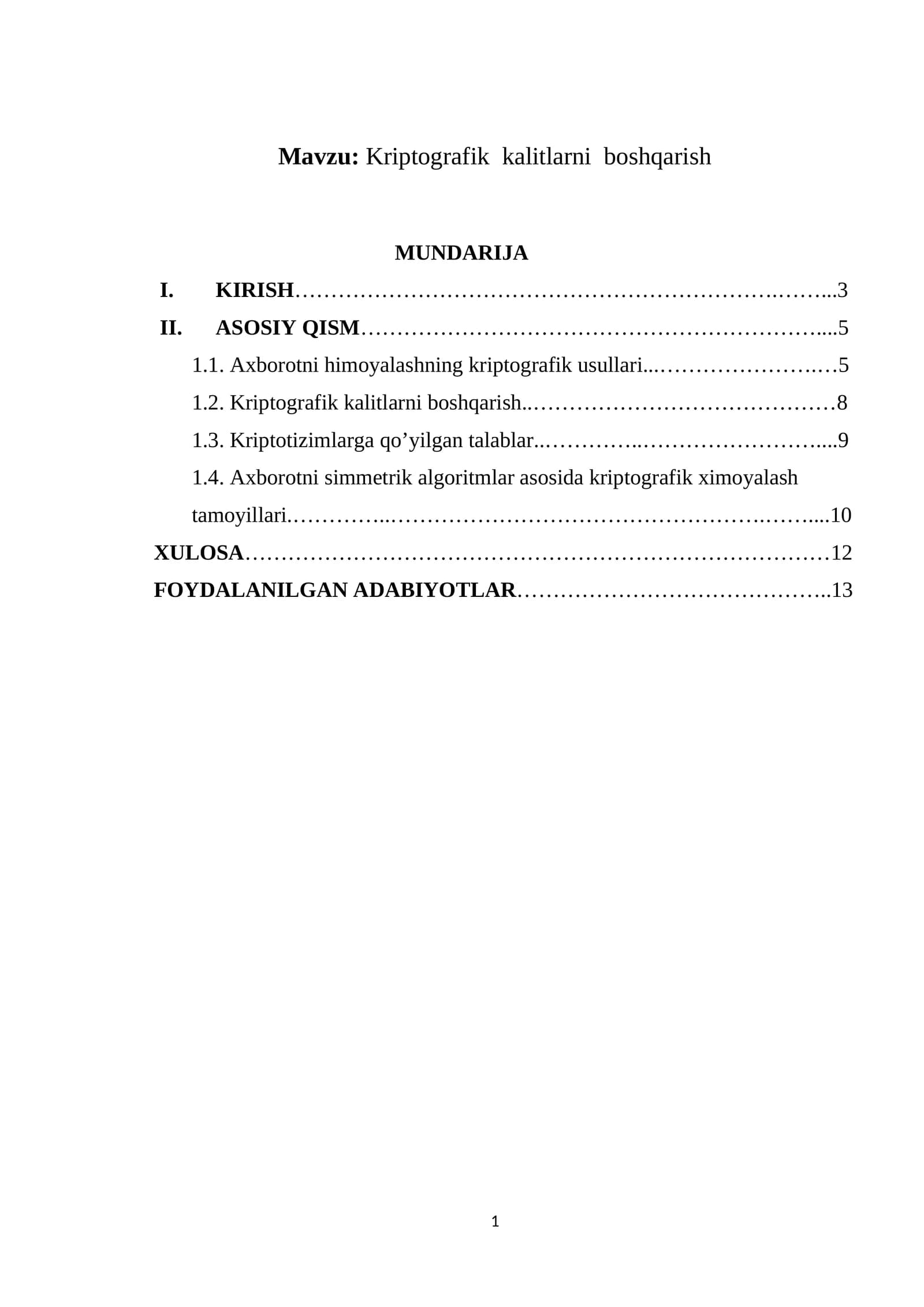Kriptografik kalitlarni boshqarish