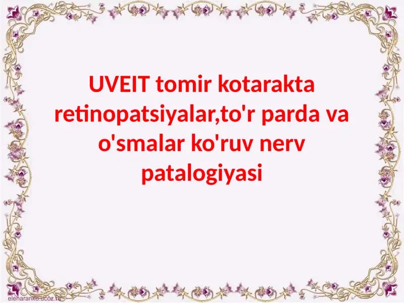 Uveit