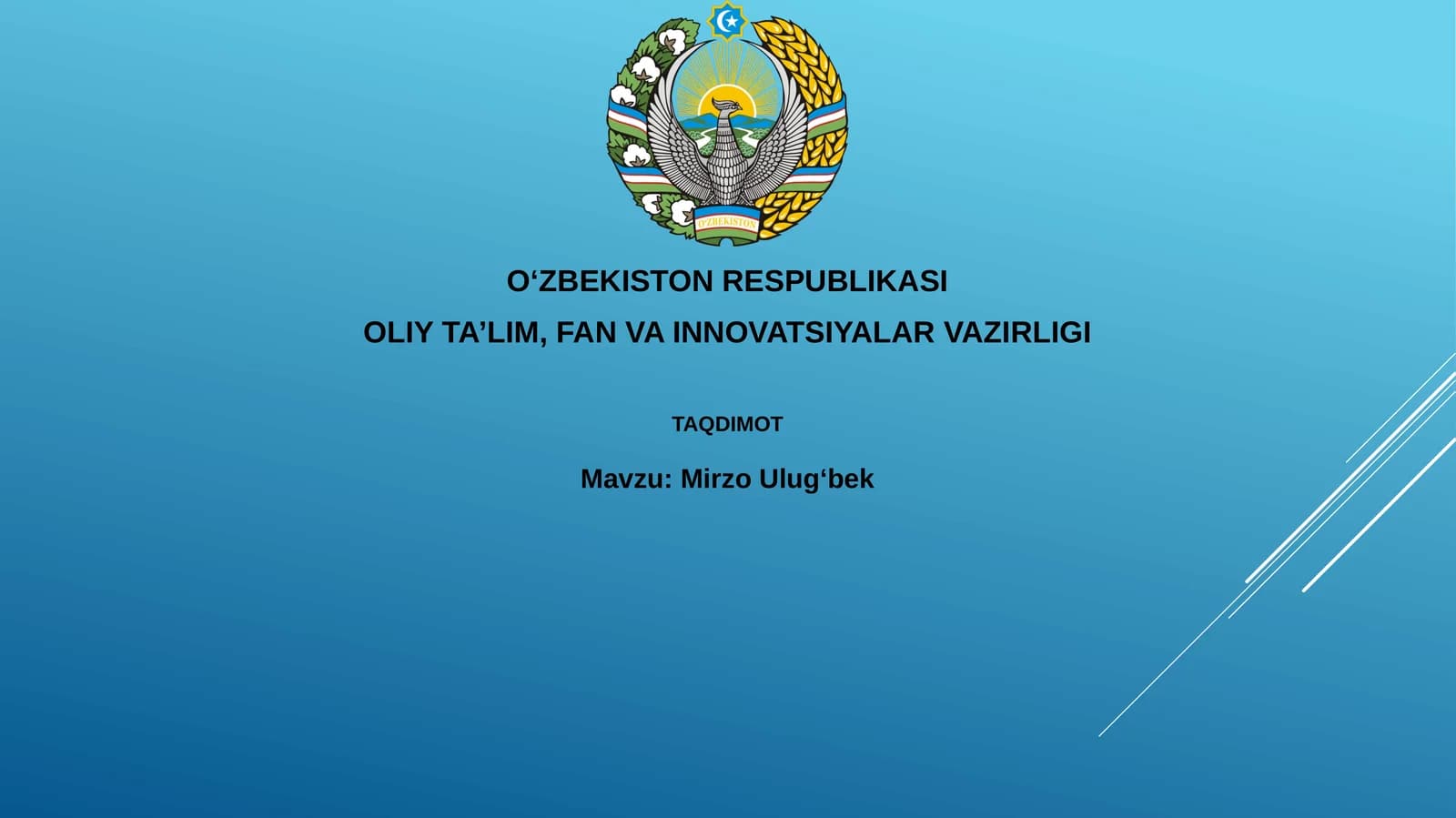 Mirzo Ulugʻbek