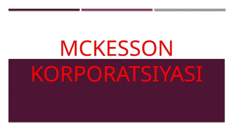 McKessonKorporatsiyasi