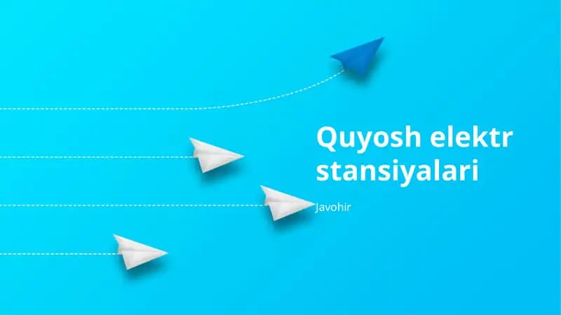 Quyosh Elektr Stansiyalari