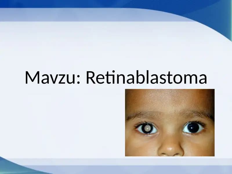 Retinablastomalar
