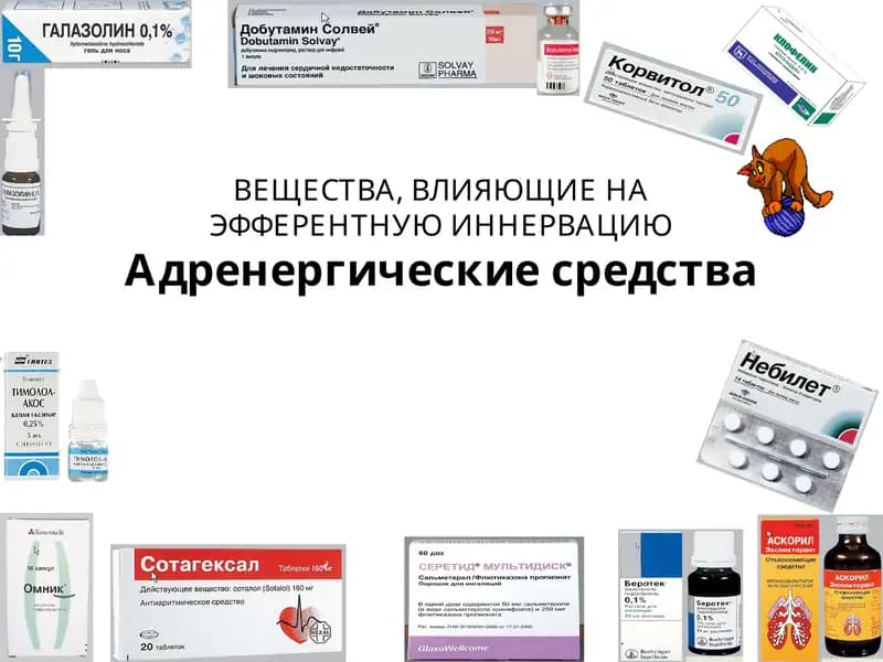 Адренергические средства