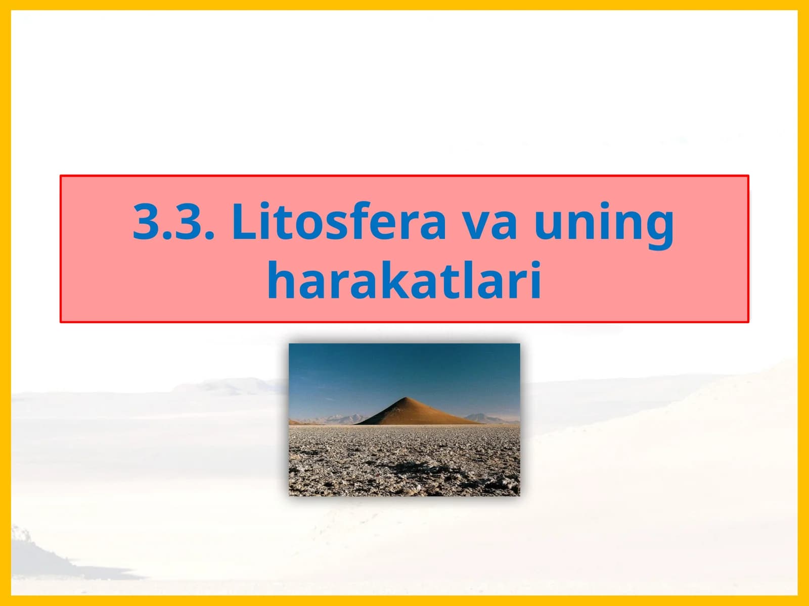 Litosfera.va jalda kattalashmasi
