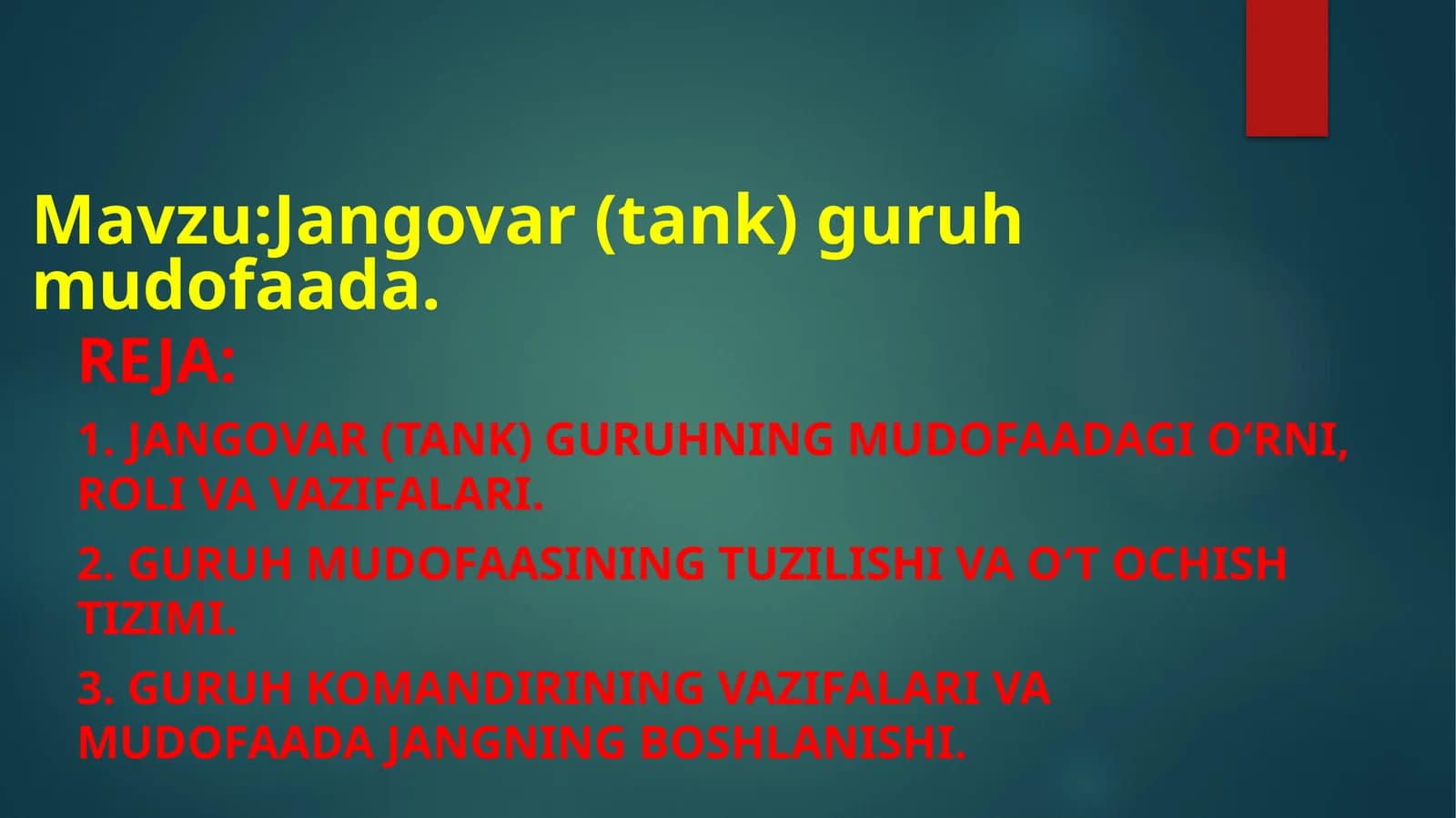 Jangovar (tank) guruhmudofaada