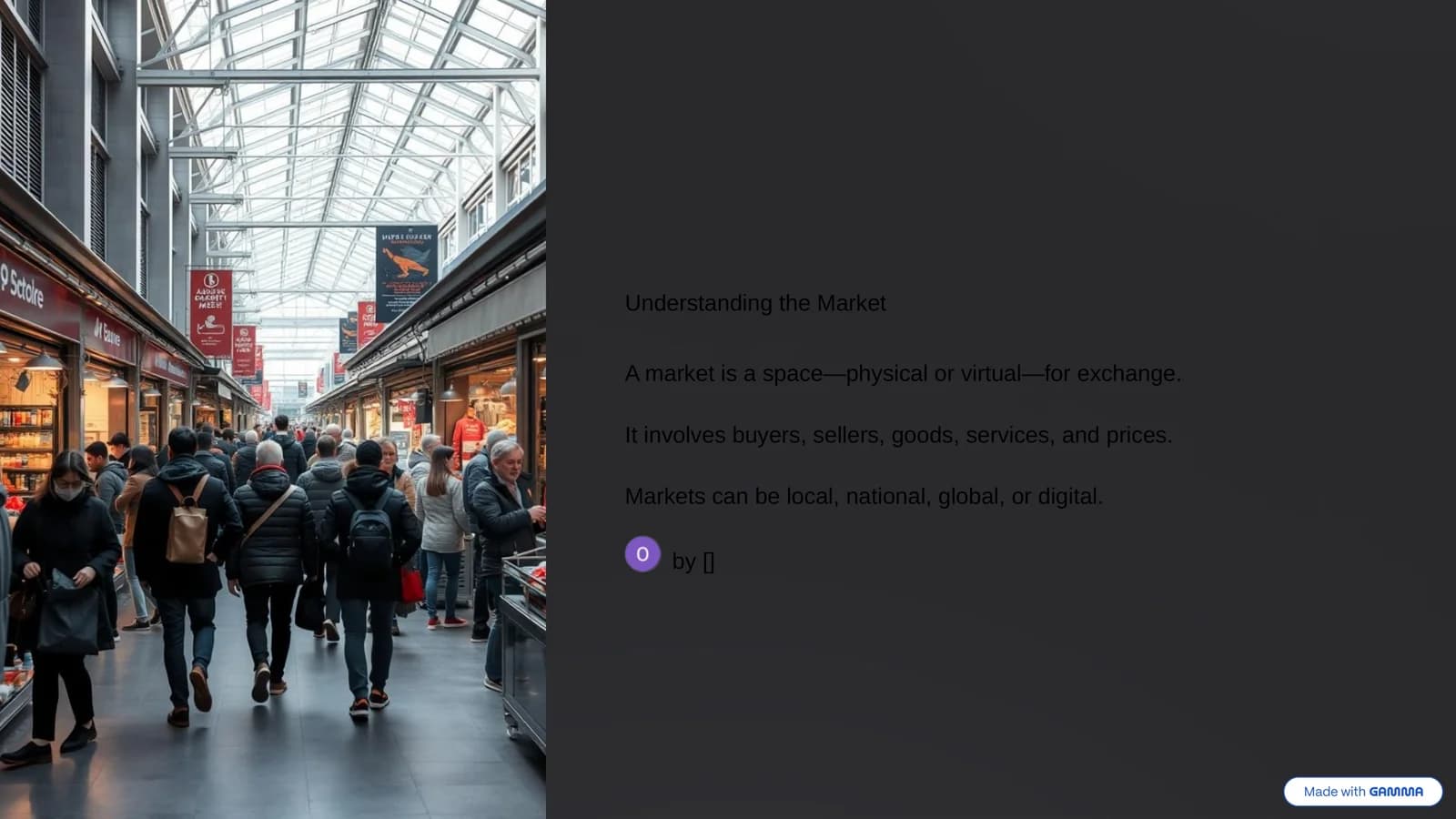 Understanding the Market