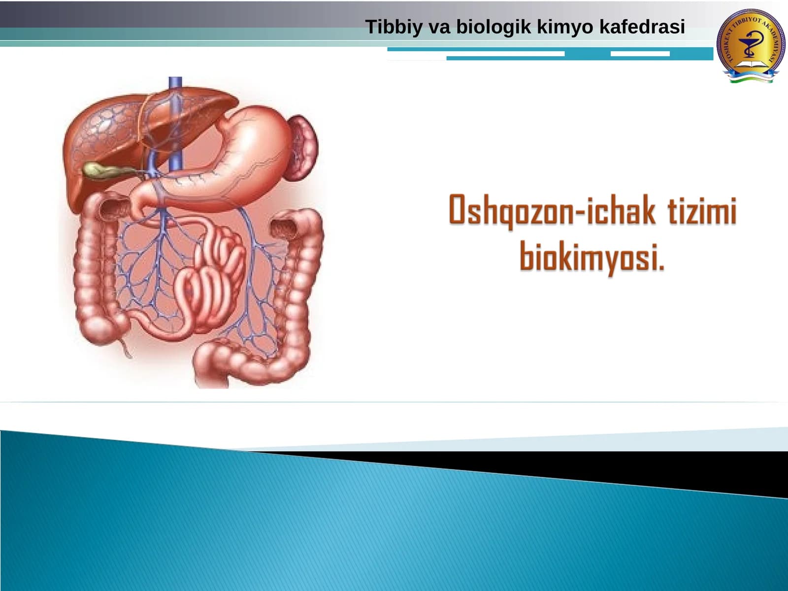 Oshqozon ichak biokimyosi
